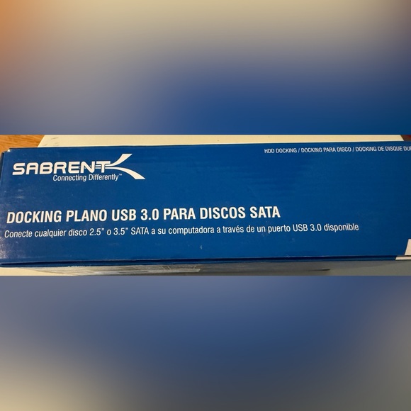 SABRENT USB 3.0 to SATA External Hard Drive Lay-Flat Docking Station - Picture 4 of 4